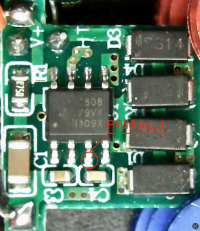 LED driver front side