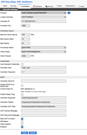  MQTT Controller Setup